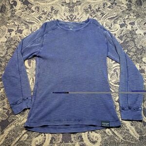 Vtg Y2K Calvin Klein Jeans Thermal Long Sleeve Mens Size Medium Navy Blue Faded